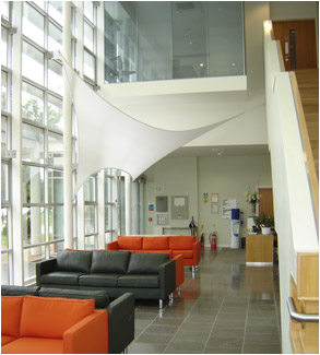 Aston University's shade structure