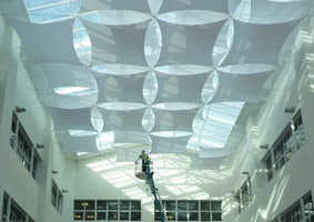 photo 2 of our commercial shade sails solution - inShade